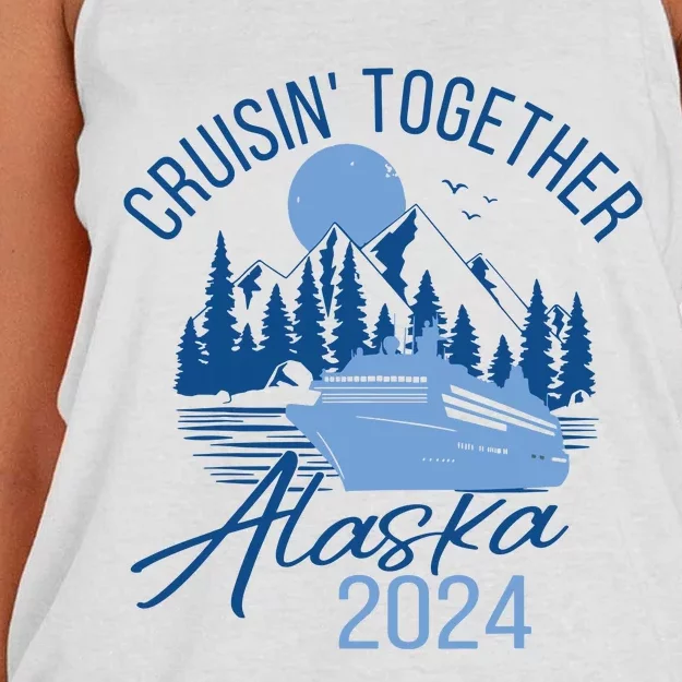 Alaska 2024 Trip Women's Knotted Racerback Tank