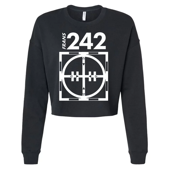 Another 242 T 4 Frans Cropped Pullover Crew