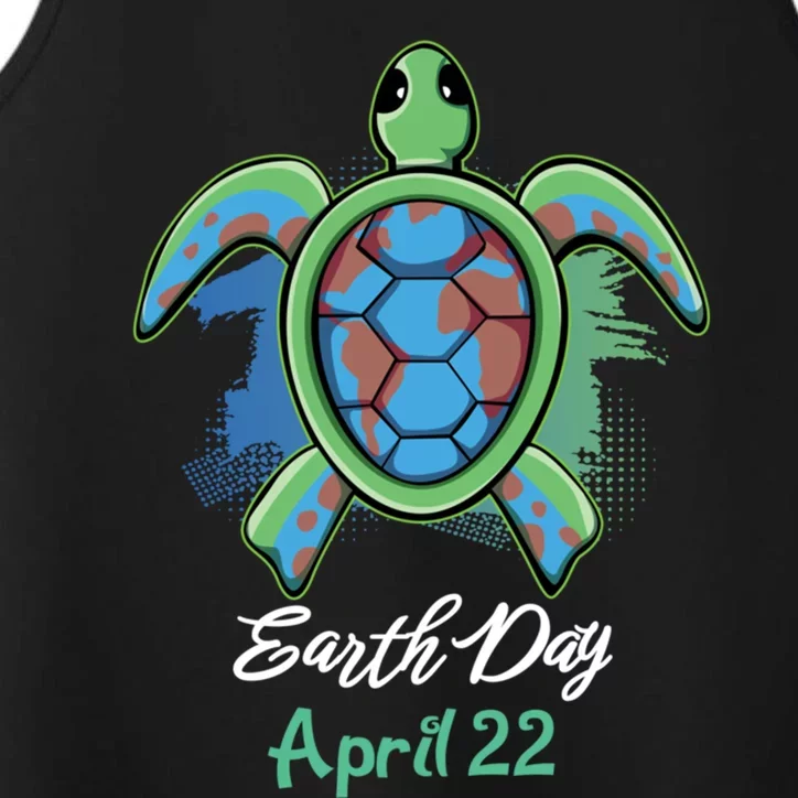 April 22 Water Cute Turtle Sea World Planet Hour Day Earth Cute Gift Performance Tank