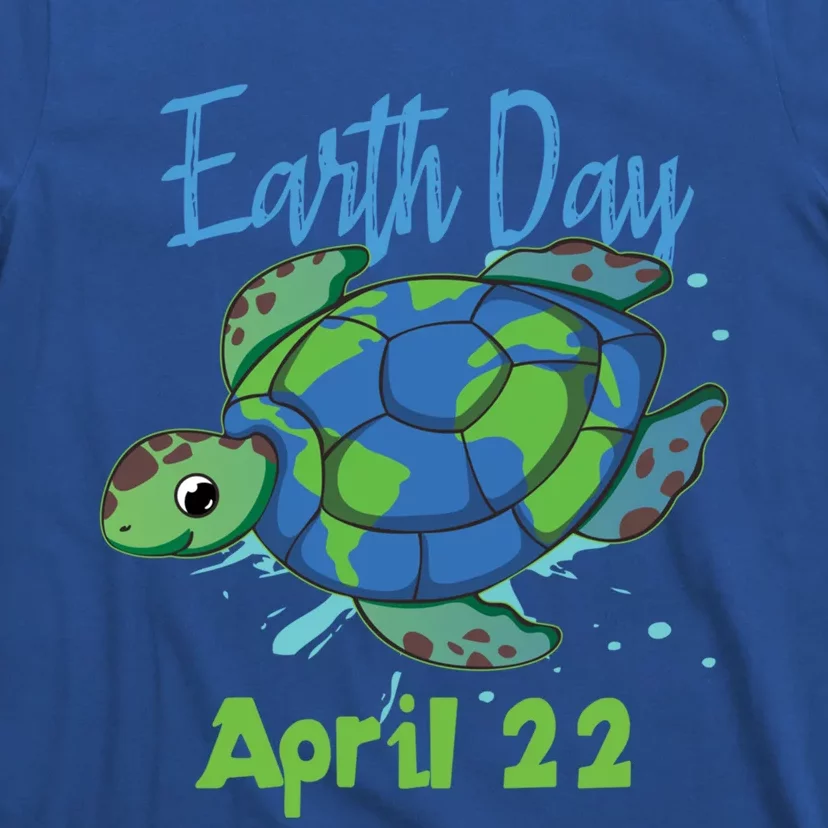 April 22 Water Turtle Sea World Planet Hour Day Earth Gift T-Shirt