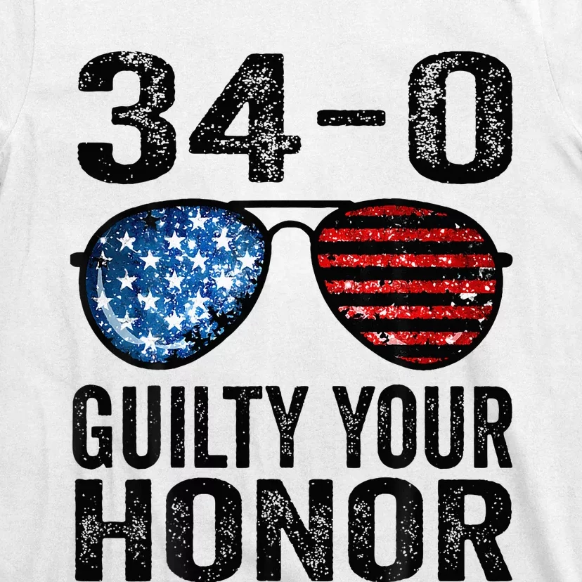 All 34 Felony Counts Anti Trump Political Statement T-Shirt