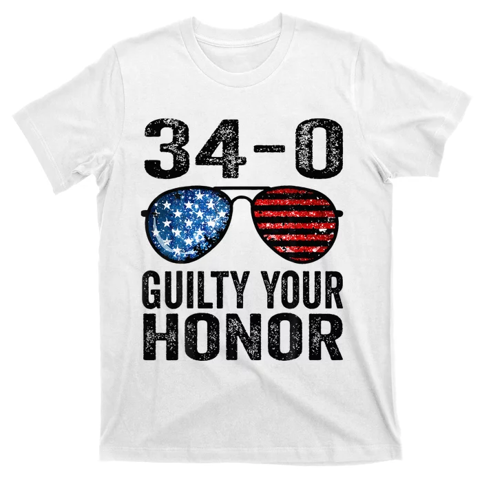 All 34 Felony Counts Anti Trump Political Statement T-Shirt