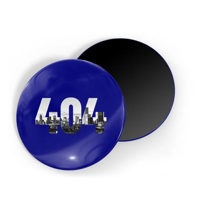 Atlanta 404 Area Code Skyline Atl Georgia Vintage Magnet