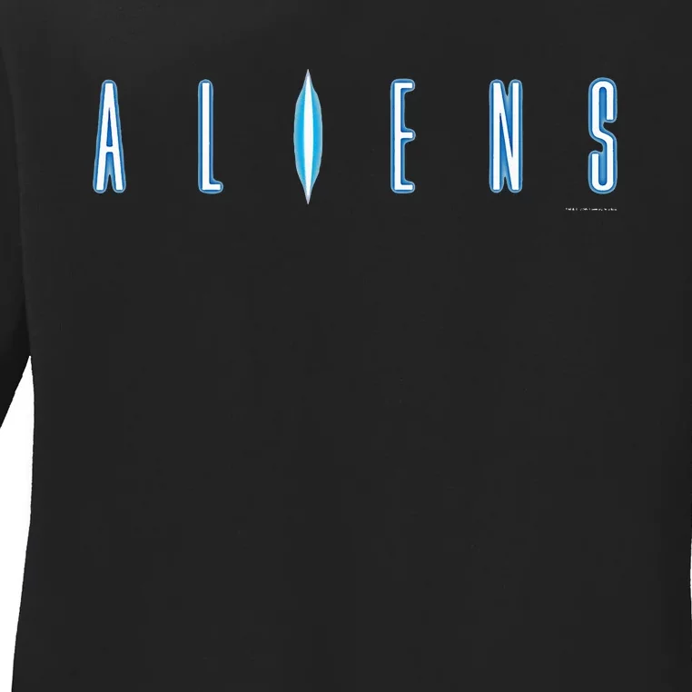 Alien 45th Anniversary Aliens 1986 Movie Sequel Ladies Long Sleeve Shirt