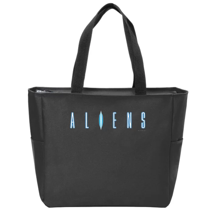 Alien 45th Anniversary Aliens 1986 Movie Sequel Zip Tote Bag