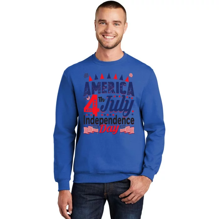 America 4th Of July Independence Day Tall Sweatshirt