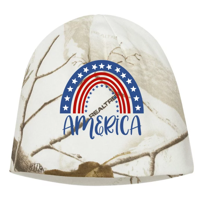 America 4th Of July Rainbow USA Kati - Camo Knit Beanie