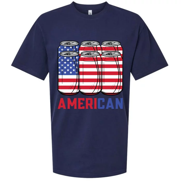 American 4th Of July Patriotic Usa Flag Merica Bbq Cookout Gift Sueded Cloud Jersey T-Shirt