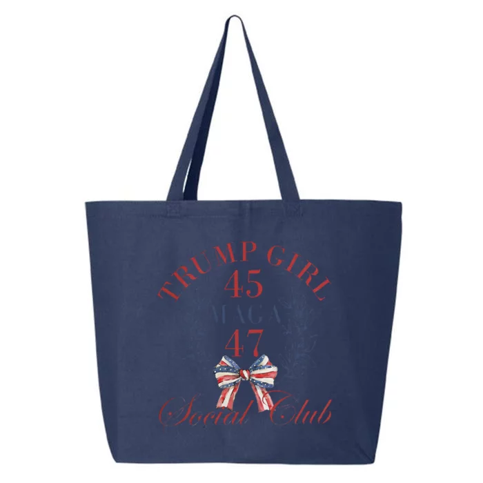 American 4th Of July Trump Girl 25L Jumbo Tote