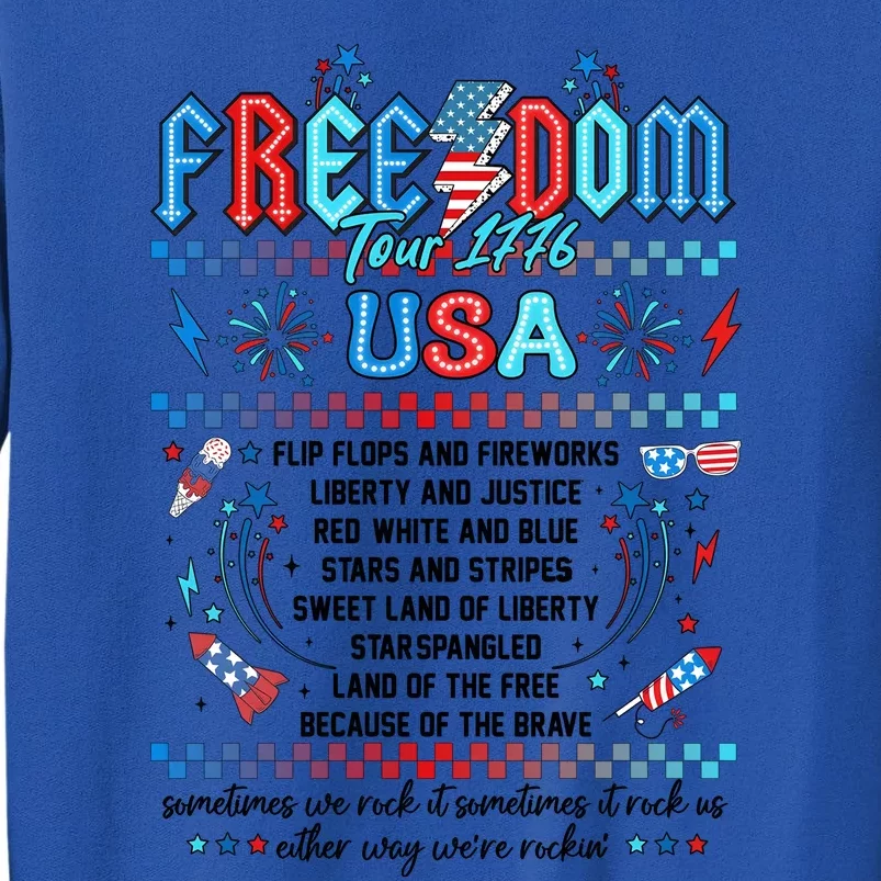 America 4th Of July 1776 Independence Day Tall Sweatshirt