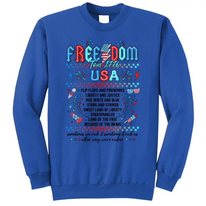 America 4th Of July 1776 Independence Day Tall Sweatshirt