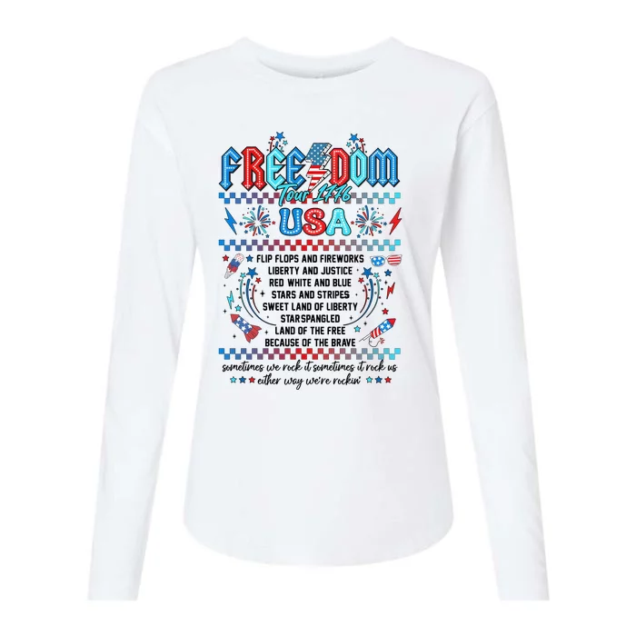 America 4th Of July 1776 Independence Day Womens Cotton Relaxed Long Sleeve T-Shirt