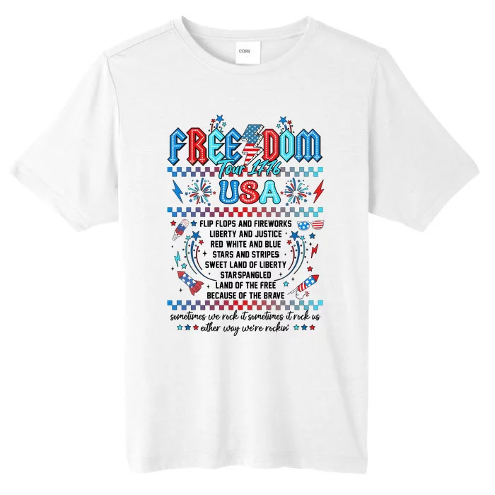 America 4th Of July 1776 Independence Day ChromaSoft Performance T-Shirt