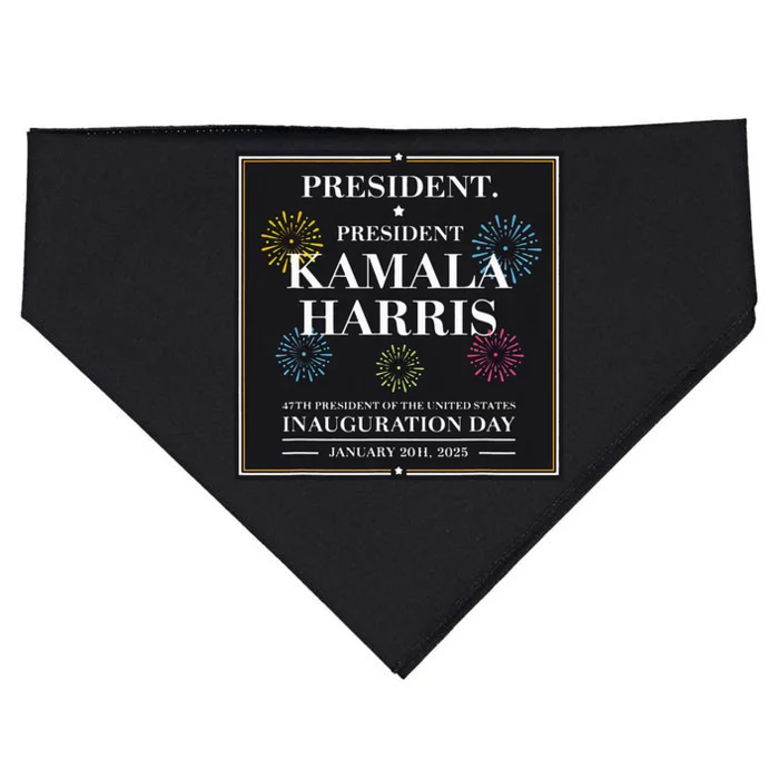 America’S 47th President Kamala Harris Inaugurated USA-Made Doggie Bandana