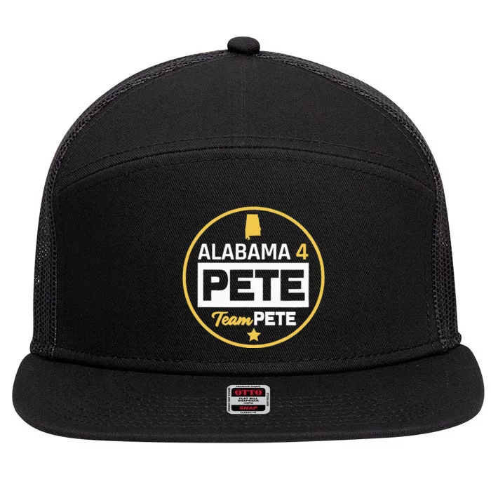 Alabama 4 Pete Team Pete Buttigieg 7 Panel Mesh Trucker Snapback Hat