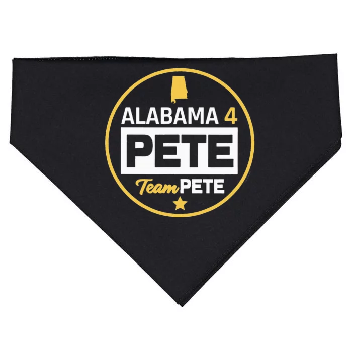 Alabama 4 Pete Team Pete Buttigieg USA-Made Doggie Bandana