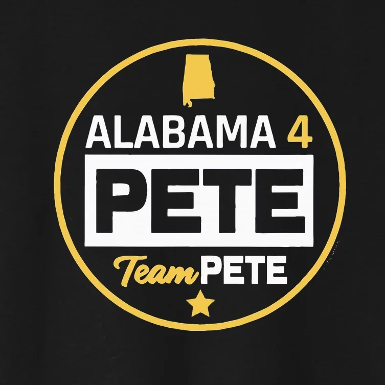 Alabama 4 Pete Team Pete Buttigieg Women's Crop Top Tee