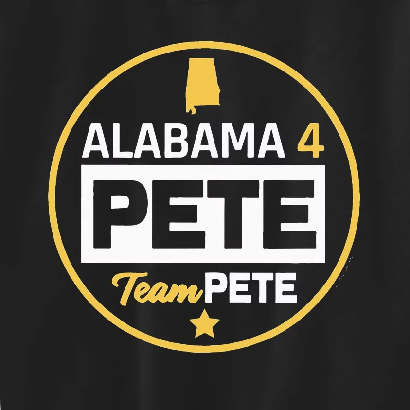 Alabama 4 Pete Team Pete Buttigieg Kids Sweatshirt