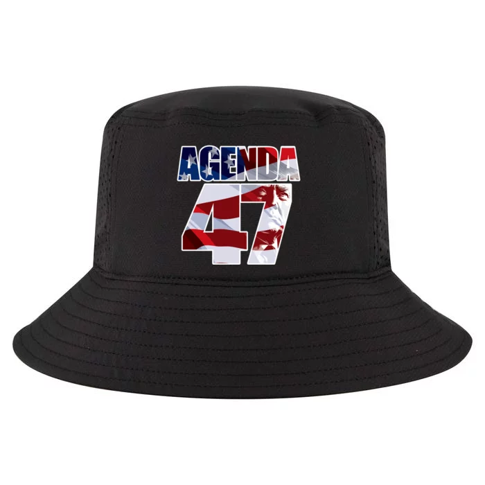 Agenda 47 Patriotic Trump Re Election Campaign Design Cool Comfort Performance Bucket Hat