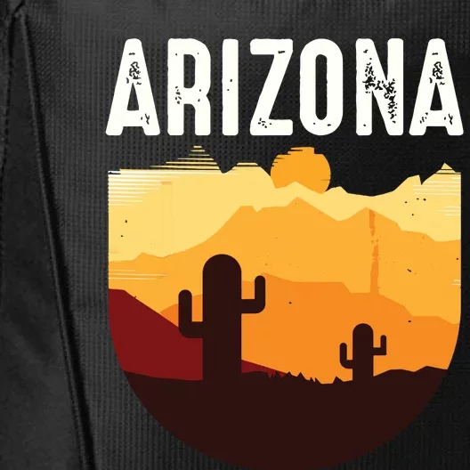 Arizona 48th State Landscape Cactus City Backpack