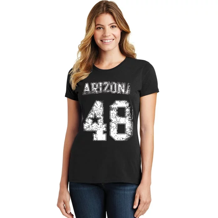 Arizona 48th State Arizonian Family Home Vintage Distressed Women's T-Shirt