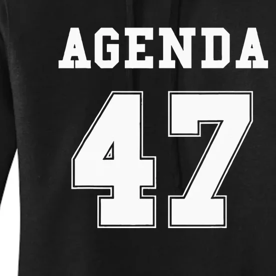 Agenda 47 Trump 2024 Policy Team Style Women's Pullover Hoodie