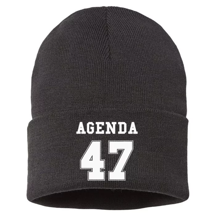 Agenda 47 Trump 2024 Policy Team Style Sustainable Knit Beanie