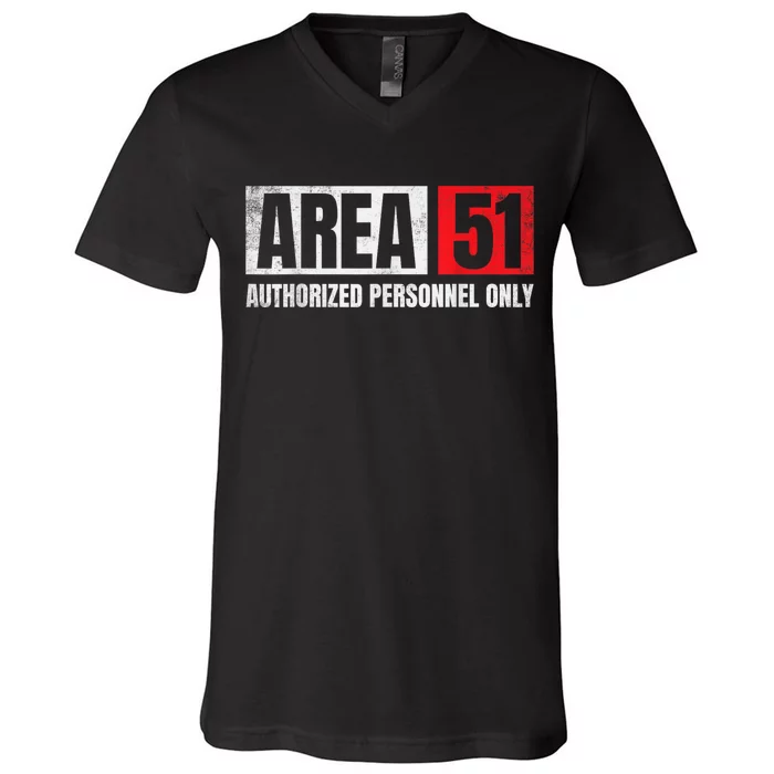 Area 51 Authorized V-Neck T-Shirt