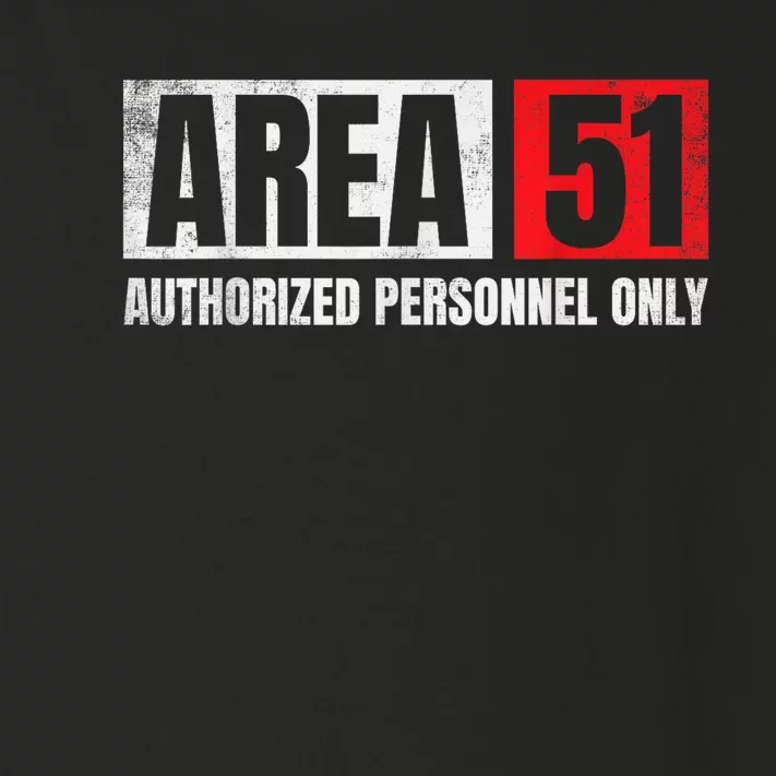 Area 51 Authorized Toddler Long Sleeve Shirt