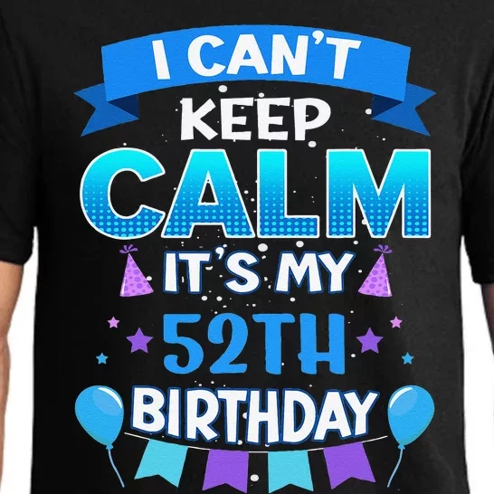 Awesome 52th Birthday For 52 Years Old At Age 52 Pajama Set