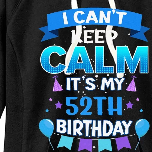 Awesome 52th Birthday For 52 Years Old At Age 52 Women's Fleece Hoodie