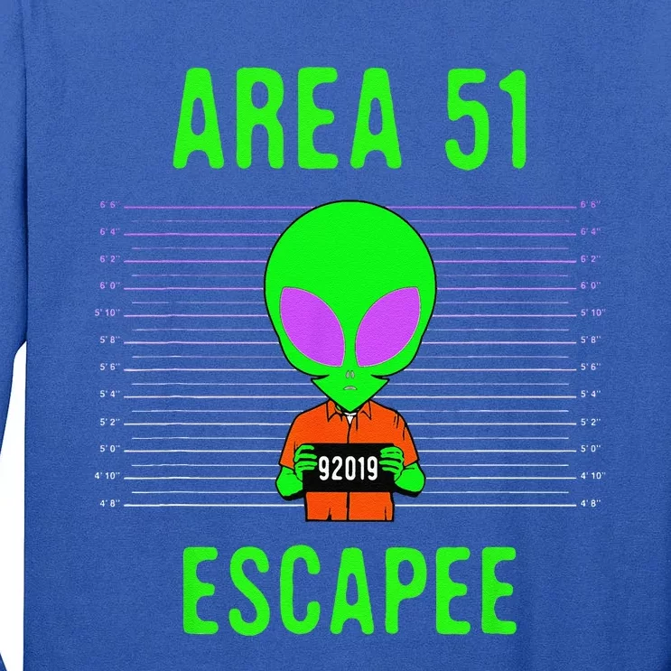 Area 51 Escapee Funny Alien Halloween Costume Tall Long Sleeve T-Shirt