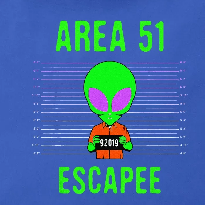 Area 51 Escapee Funny Alien Halloween Costume Zip Tote Bag