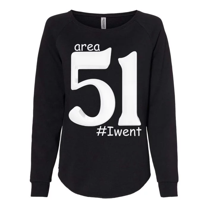 Area 51 #Iwent Womens California Wash Sweatshirt