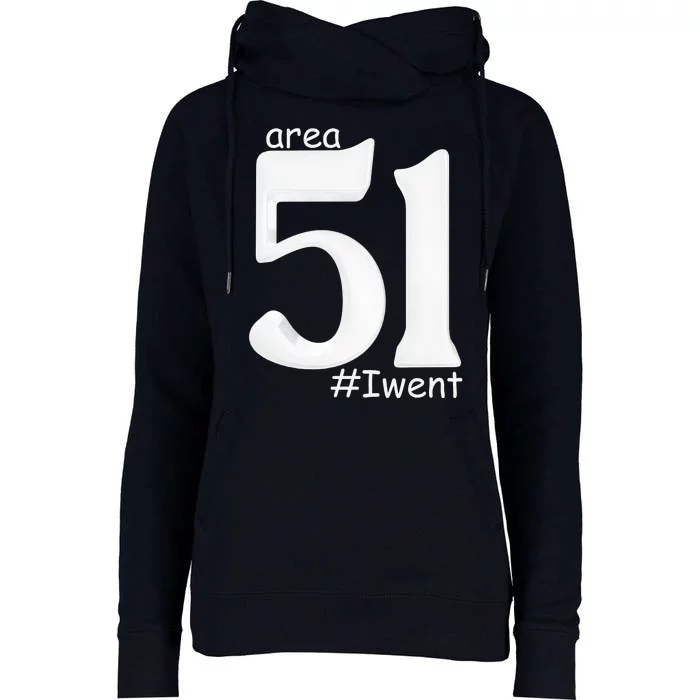 Area 51 #Iwent Womens Funnel Neck Pullover Hood