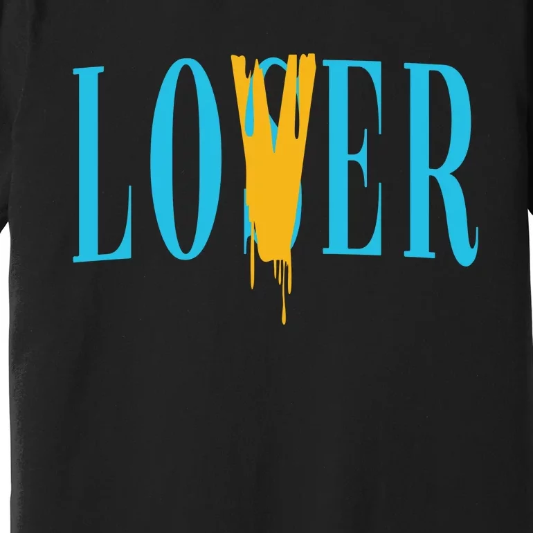 Aqua 5s Shirts To Match Sneaker Match Tees Black Lover Premium T-Shirt