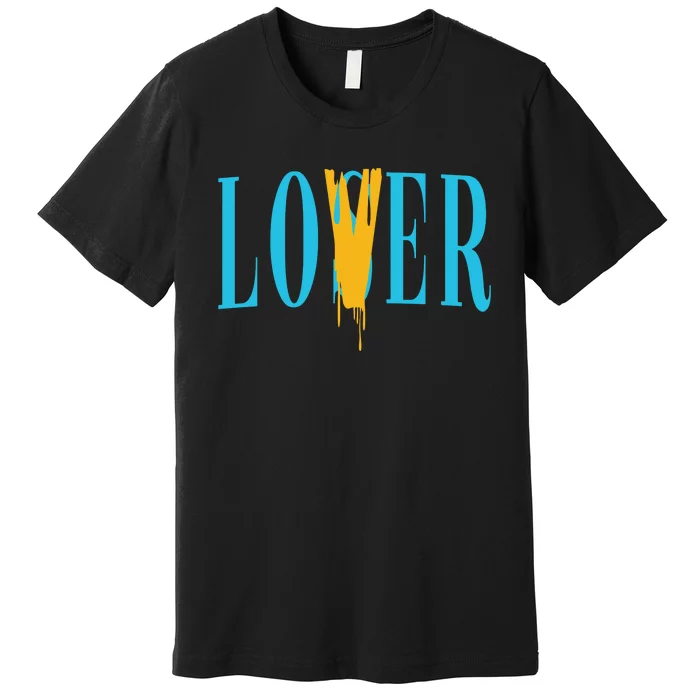 Aqua 5s Shirts To Match Sneaker Match Tees Black Lover Premium T-Shirt