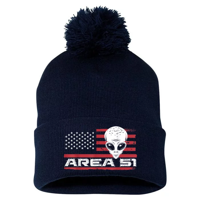 AREA 51 They Can't Stop Us All For Alien Believers Pom Pom 12in Knit Beanie