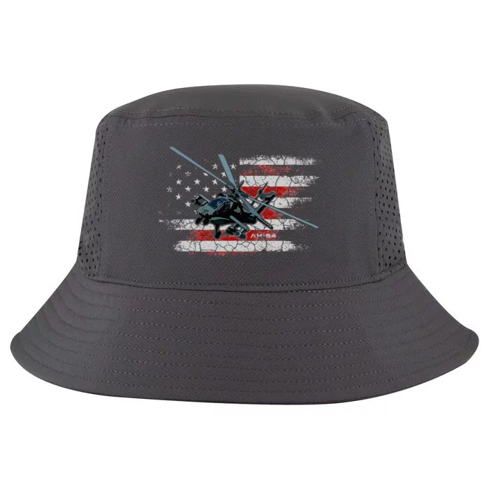 Ah 64 Apache Bringing In The Muscle Veteran Gifts Cool Comfort Performance Bucket Hat