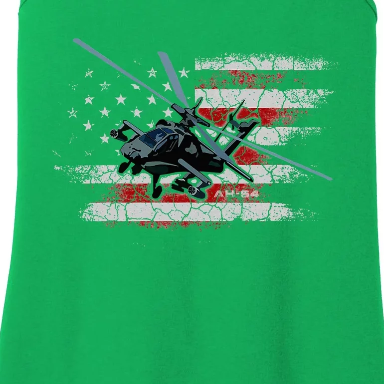 Ah 64 Apache Bringing In The Muscle Veteran Gifts Ladies Essential Tank