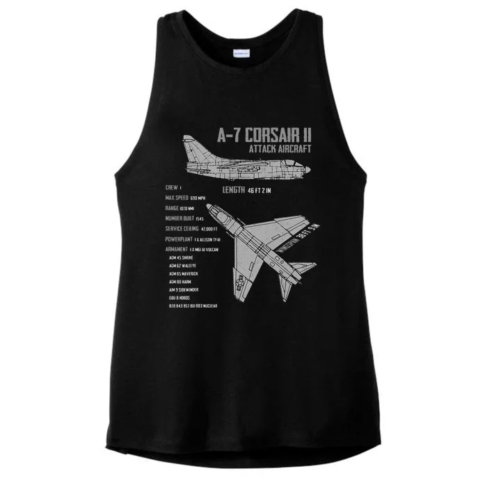 A 7 Corsair II Ladies Tri-Blend Wicking Tank