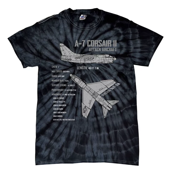 A 7 Corsair II Tie-Dye T-Shirt