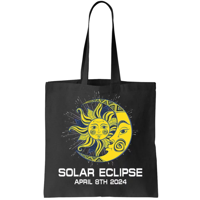 Apri 8th 2024 Total Solar Eclipse 2024 Tote Bag