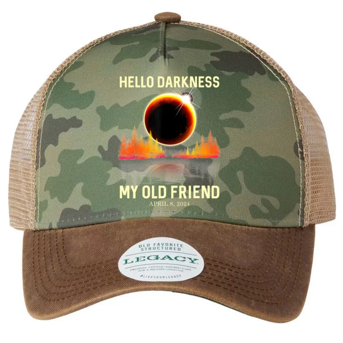 April 8 2024 Hello Darkness My Old Friend Eclipse Legacy Tie Dye Trucker Hat