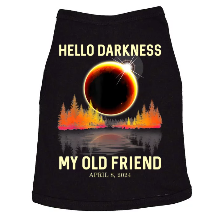 April 8 2024 Hello Darkness My Old Friend Eclipse Doggie Tank