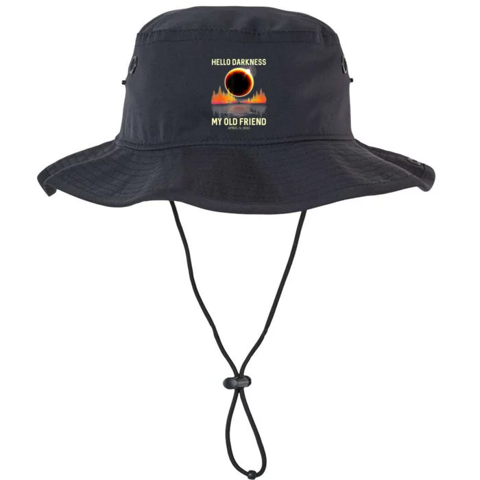 April 8 2024 Hello Darkness My Old Friend Eclipse Legacy Cool Fit Booney Bucket Hat