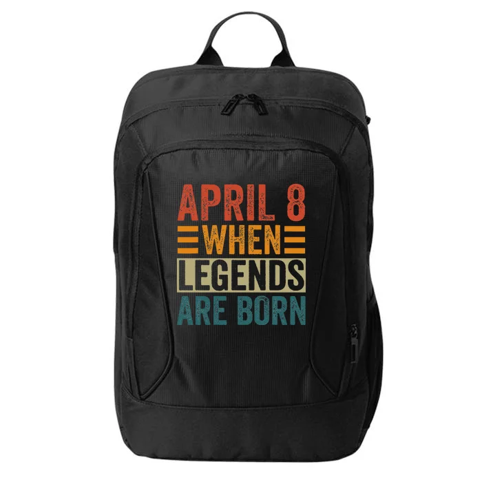 April 8 Birthday Solar Eclipse City Backpack