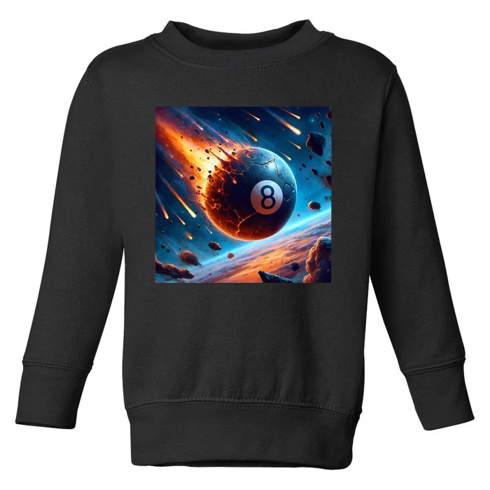 Apophis 99942 Impact 2029 Awakening 8 Ball Billiard Apophis Toddler Sweatshirt