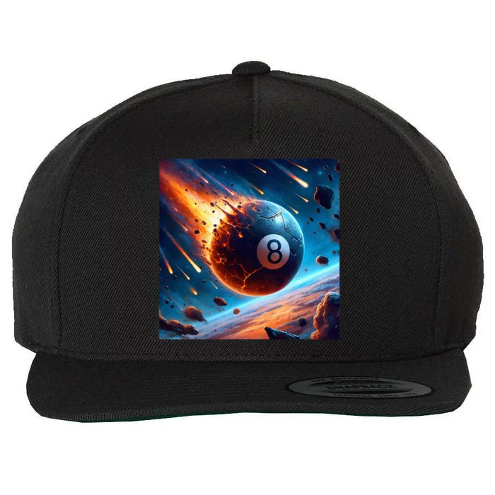 Apophis 99942 Impact 2029 Awakening 8 Ball Billiard Apophis Wool Snapback Cap