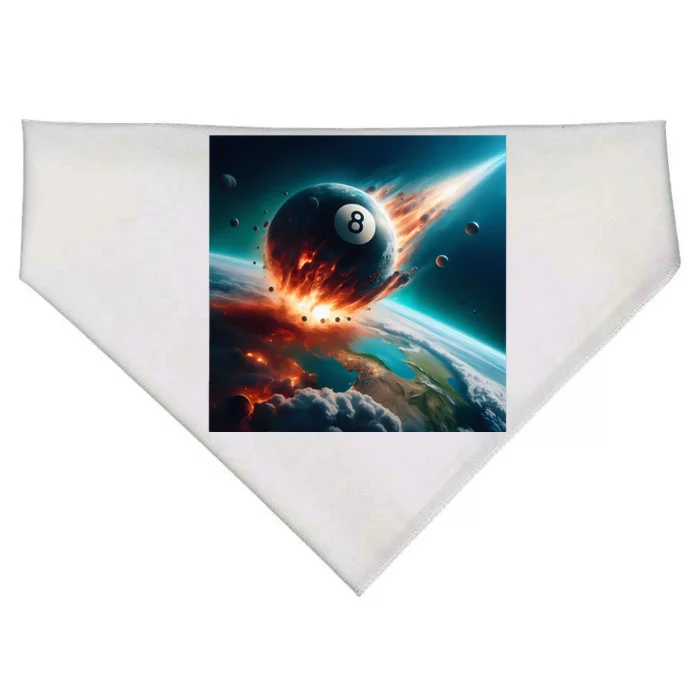 Apophis 99942 Impact 2029 Awakening 8 Ball Billiard USA-Made Doggie Bandana